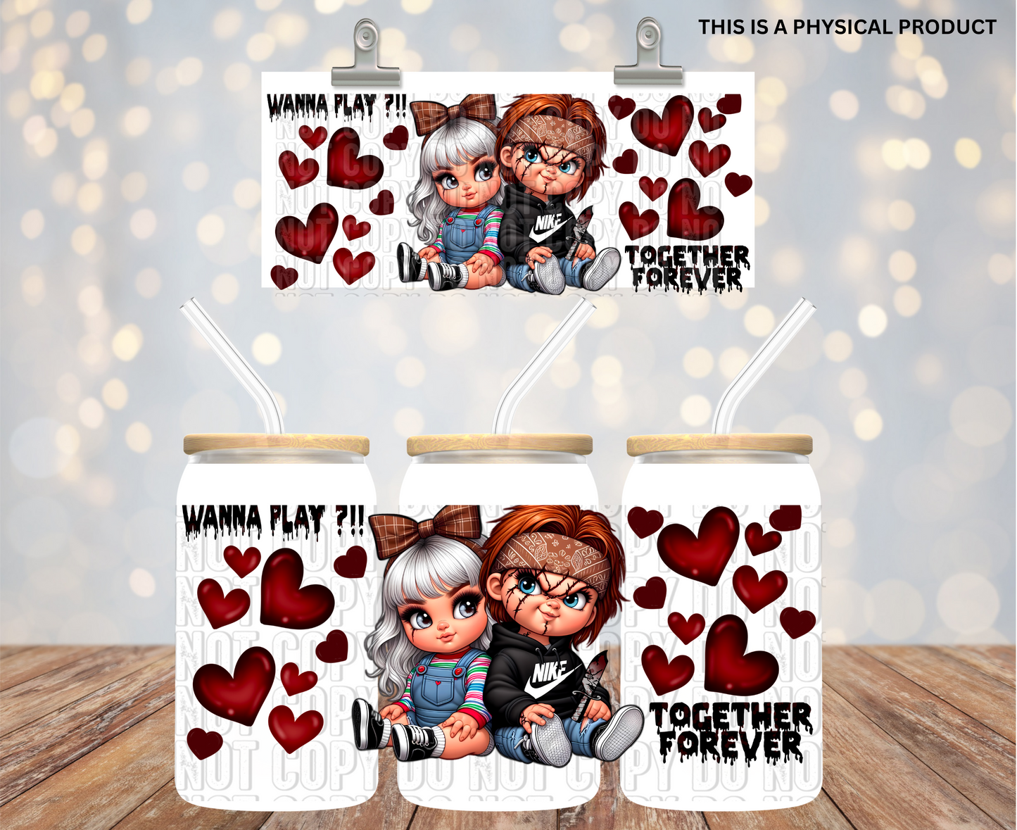 Wanna Play ?? Together Forever 16oz Wrap