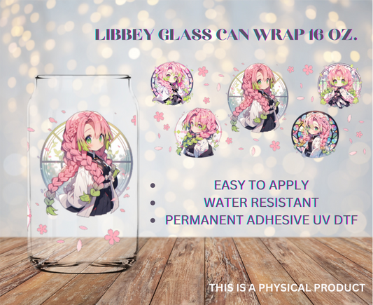 Anime Girl 16oz Wrap