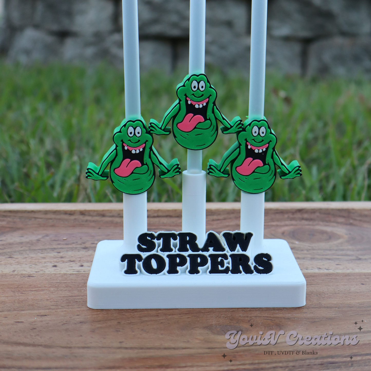 Slimer Straw Topper