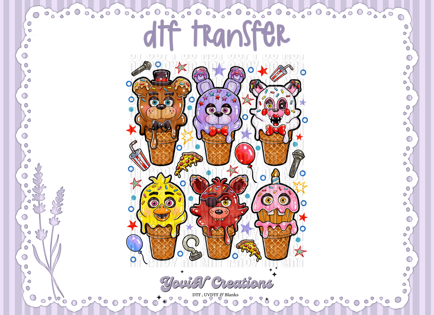 Animatronic Melted Ice Cream Friends