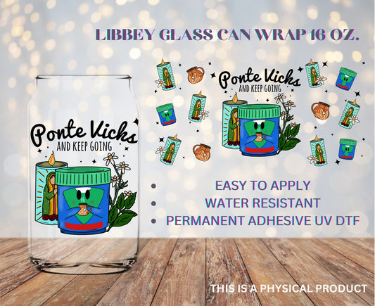 Ponte Vicks and Keep Going 16oz Wrap