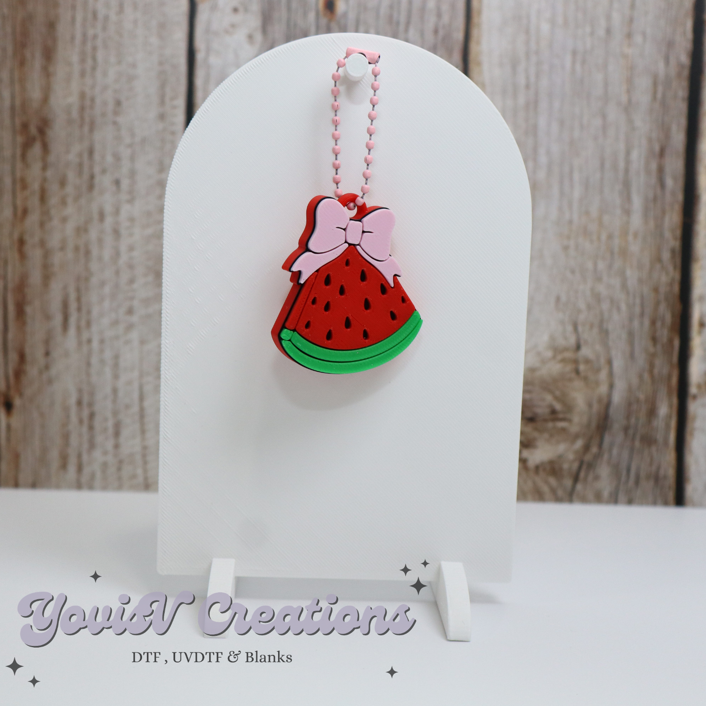 Watermelon Coquette Can Opener Keychain