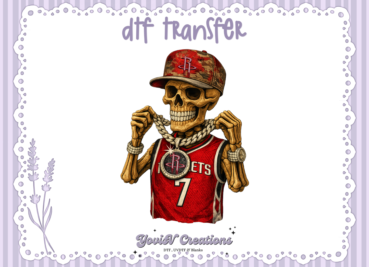 Rockets Drip Skeleton