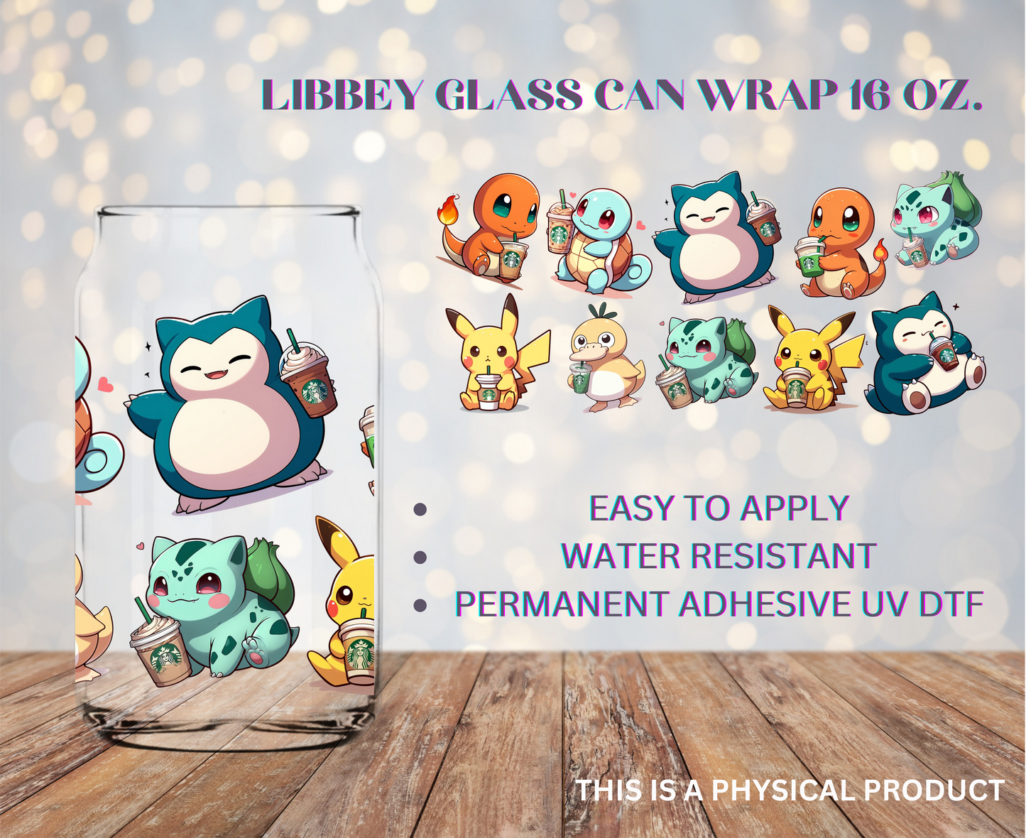 Pokemon Babies 16oz Wrap