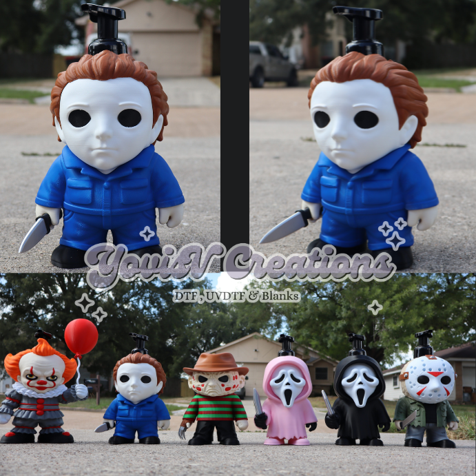 Halloween Horror Character Soap Dispenser Holders