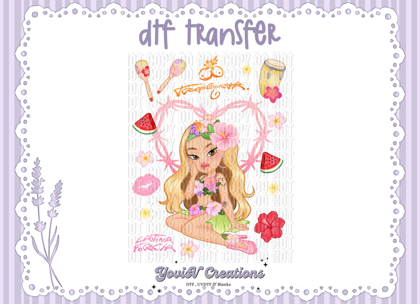 Tropicana Floral Doll