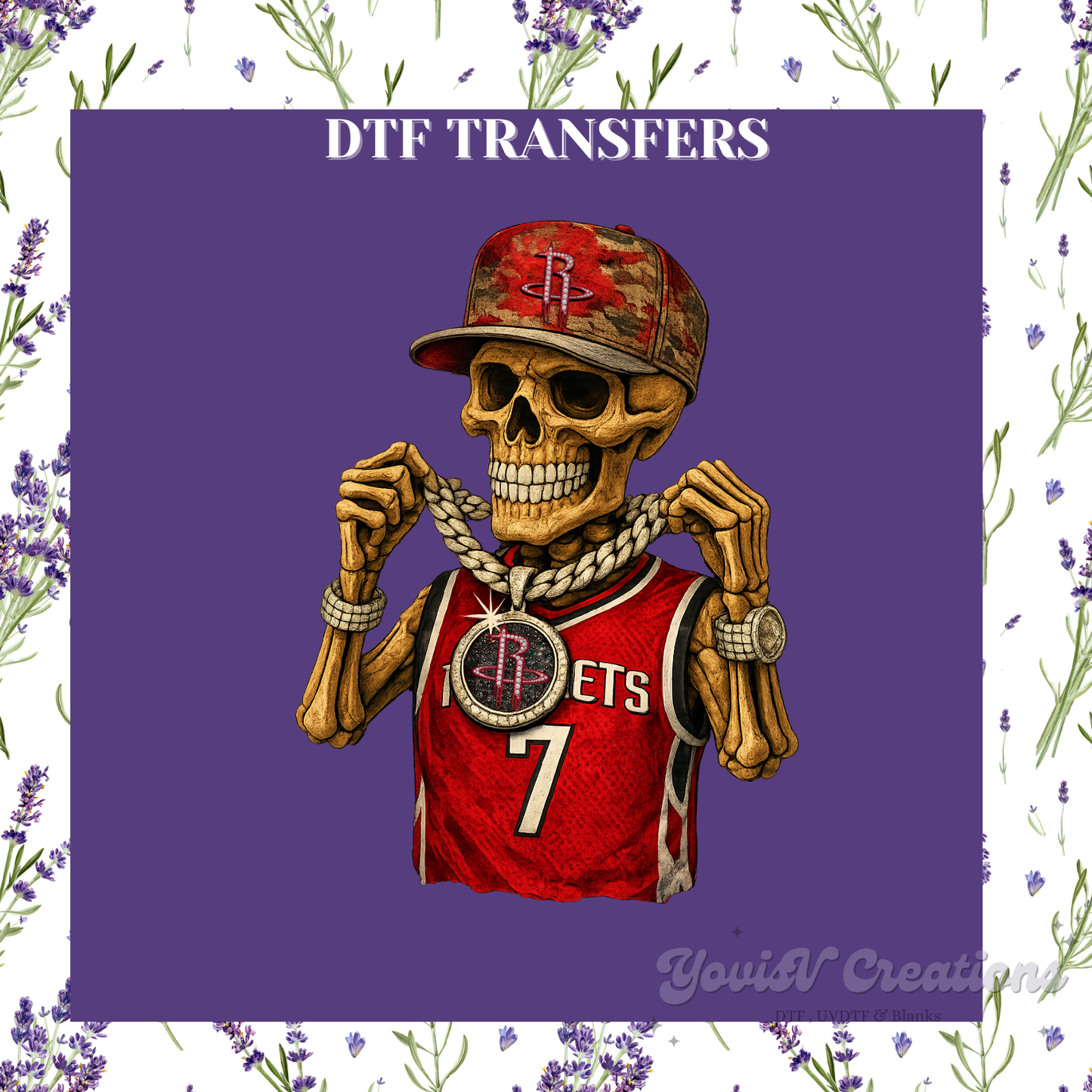 Rockets Drip Skeleton