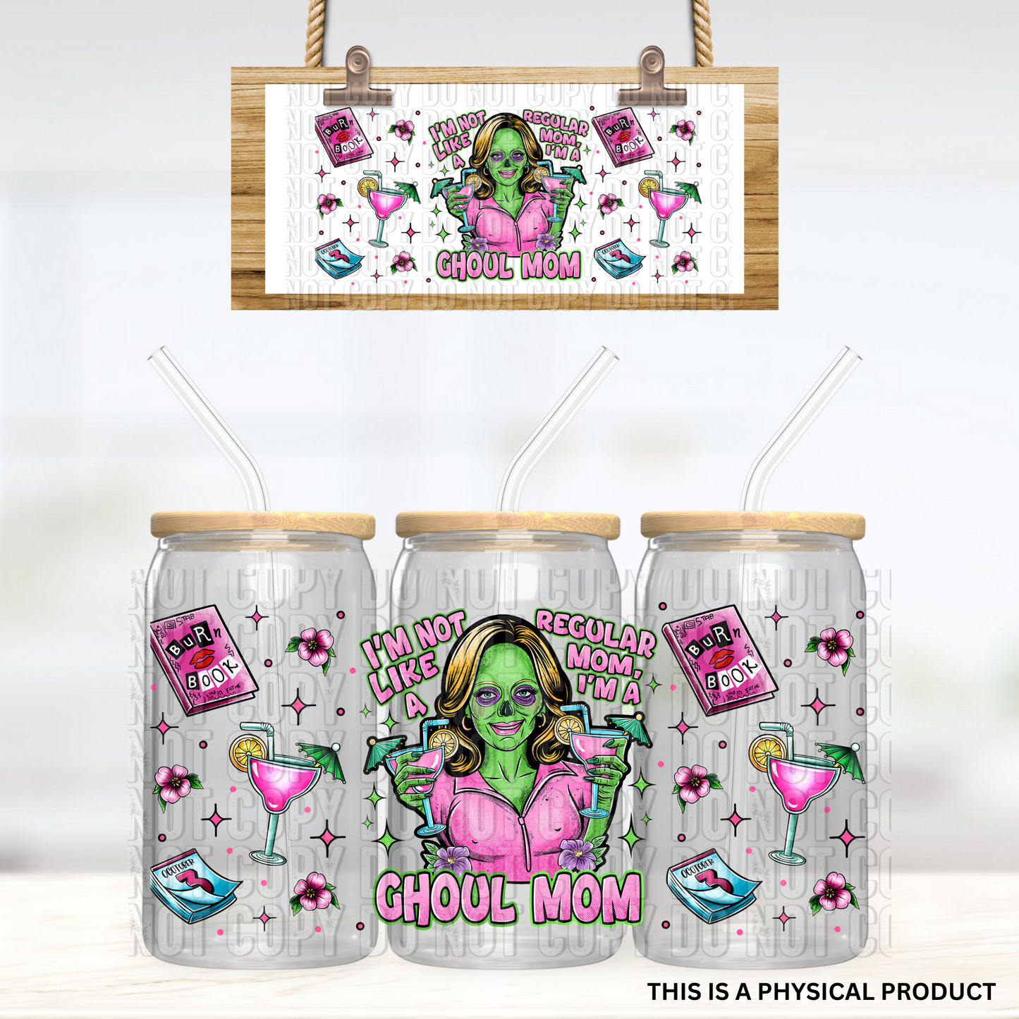 Ghoul Mom 16oz Wrap