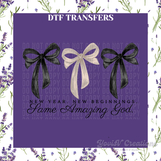 New Years, New Beginnings, Same Amazing God