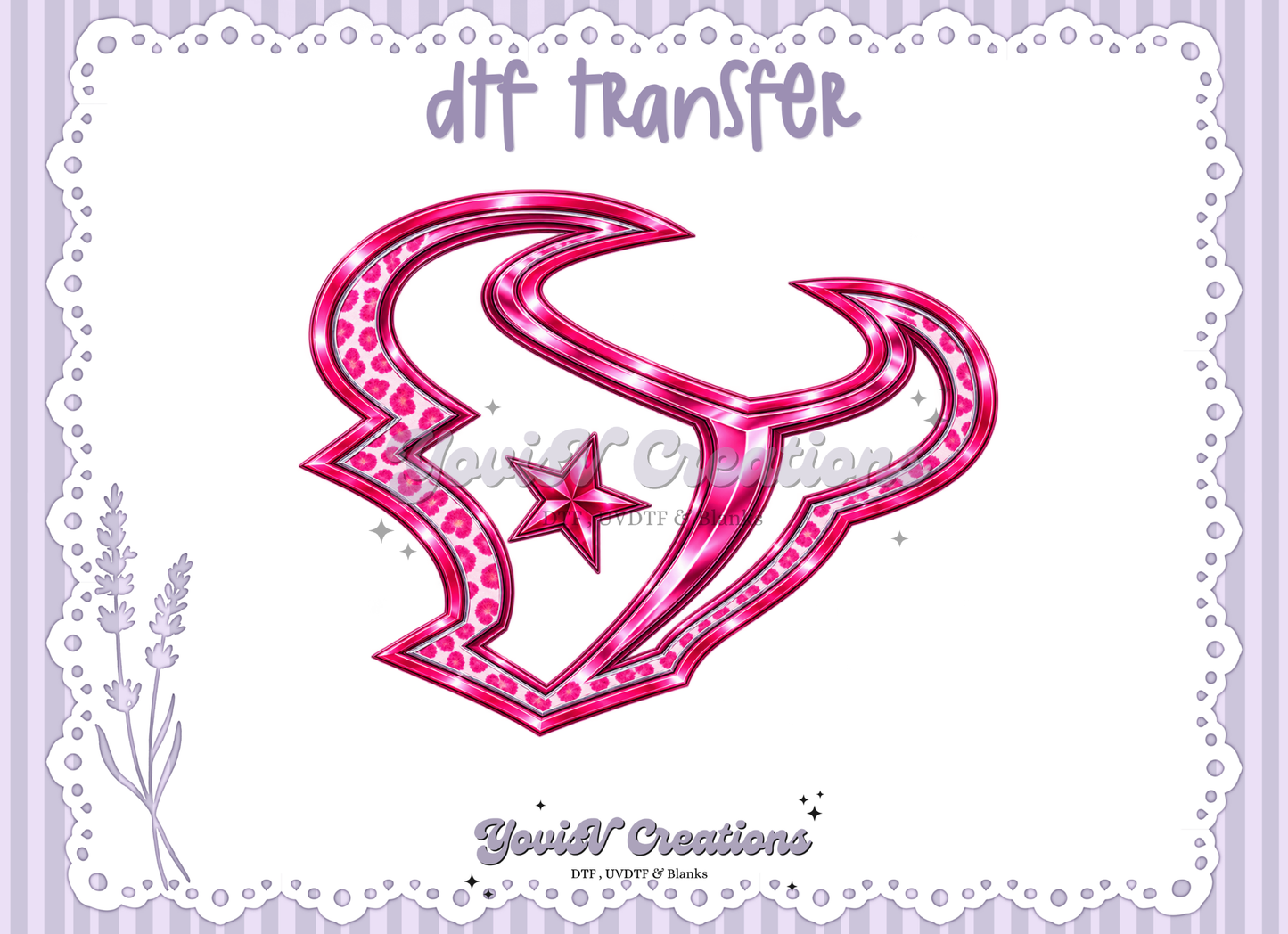 Pink Cheetah Chrome Bull
