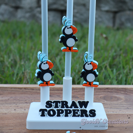 Penguin Elf Straw Topper