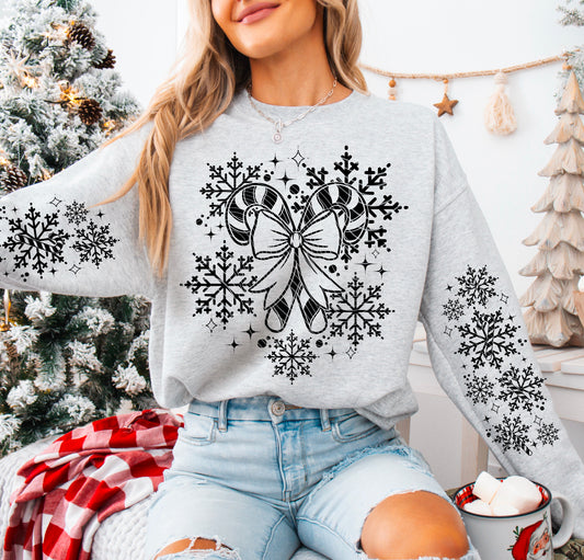 Snowflakes with Candy Canes
