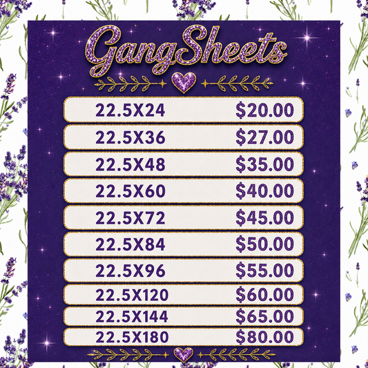 22.5 in. Gangsheet Builder