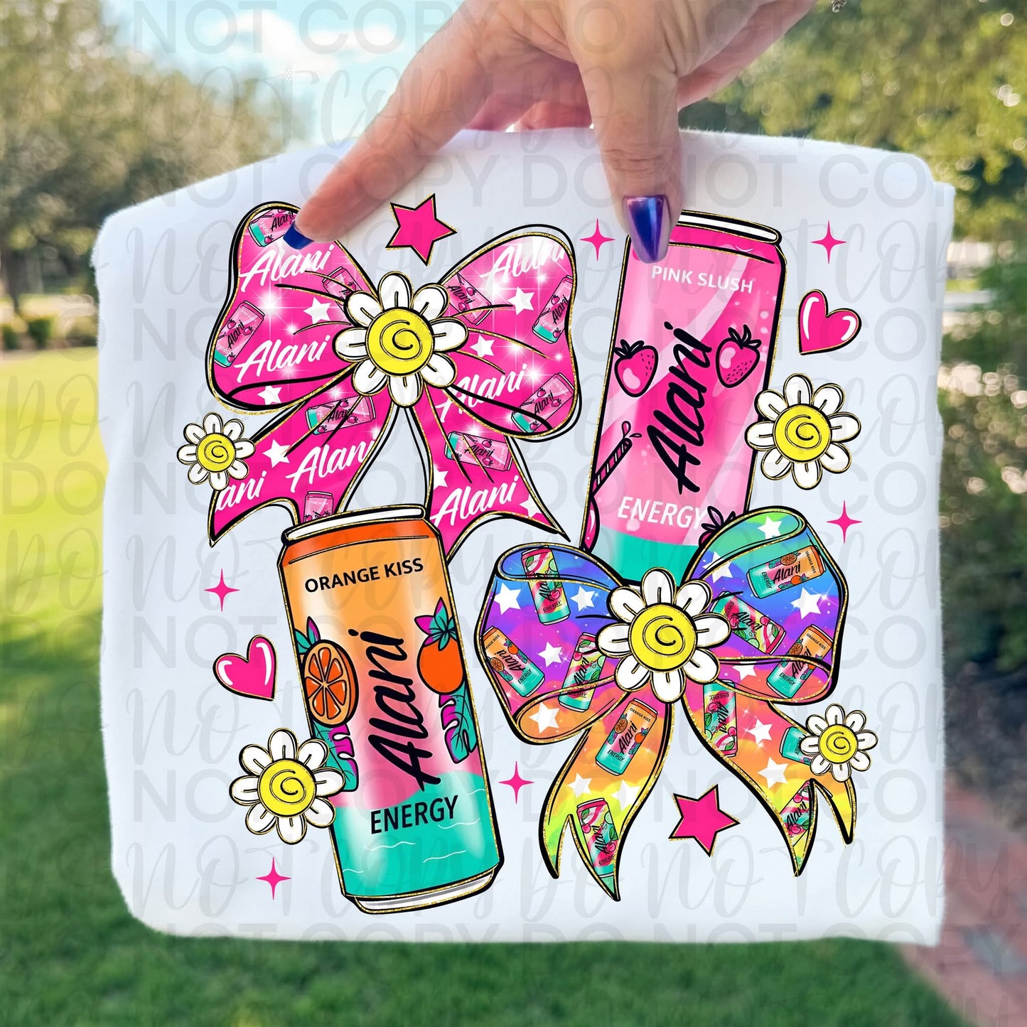 Rainbow Energy Drink with Bows