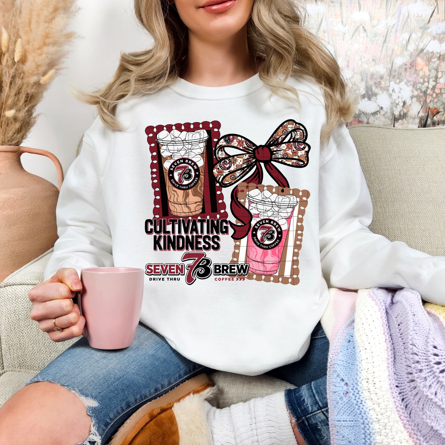 Seven Brew Inspired Coffee Bow