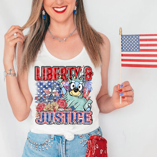 Bluey Liberty &  Justice