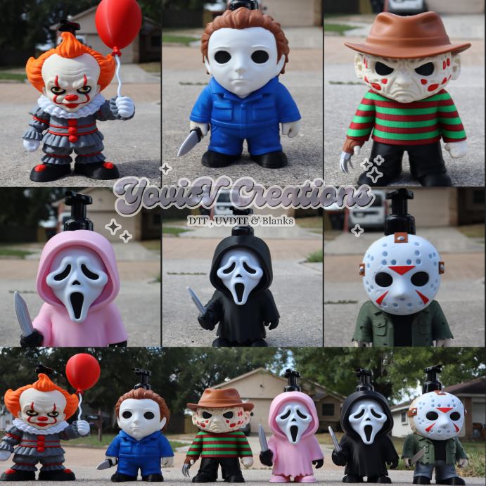 Halloween Horror Character Soap Dispenser Holders