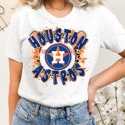 Houston Astros Cheetah Print & Bats