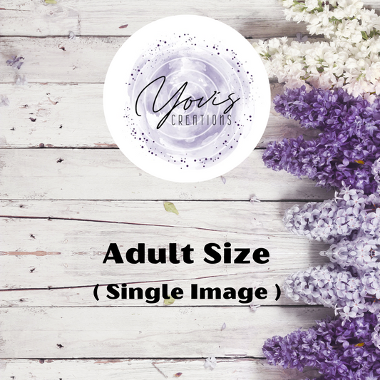 Adult Size ( Custom Transfers )