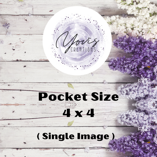 4x4 Pocket Size ( Custom Transfer )